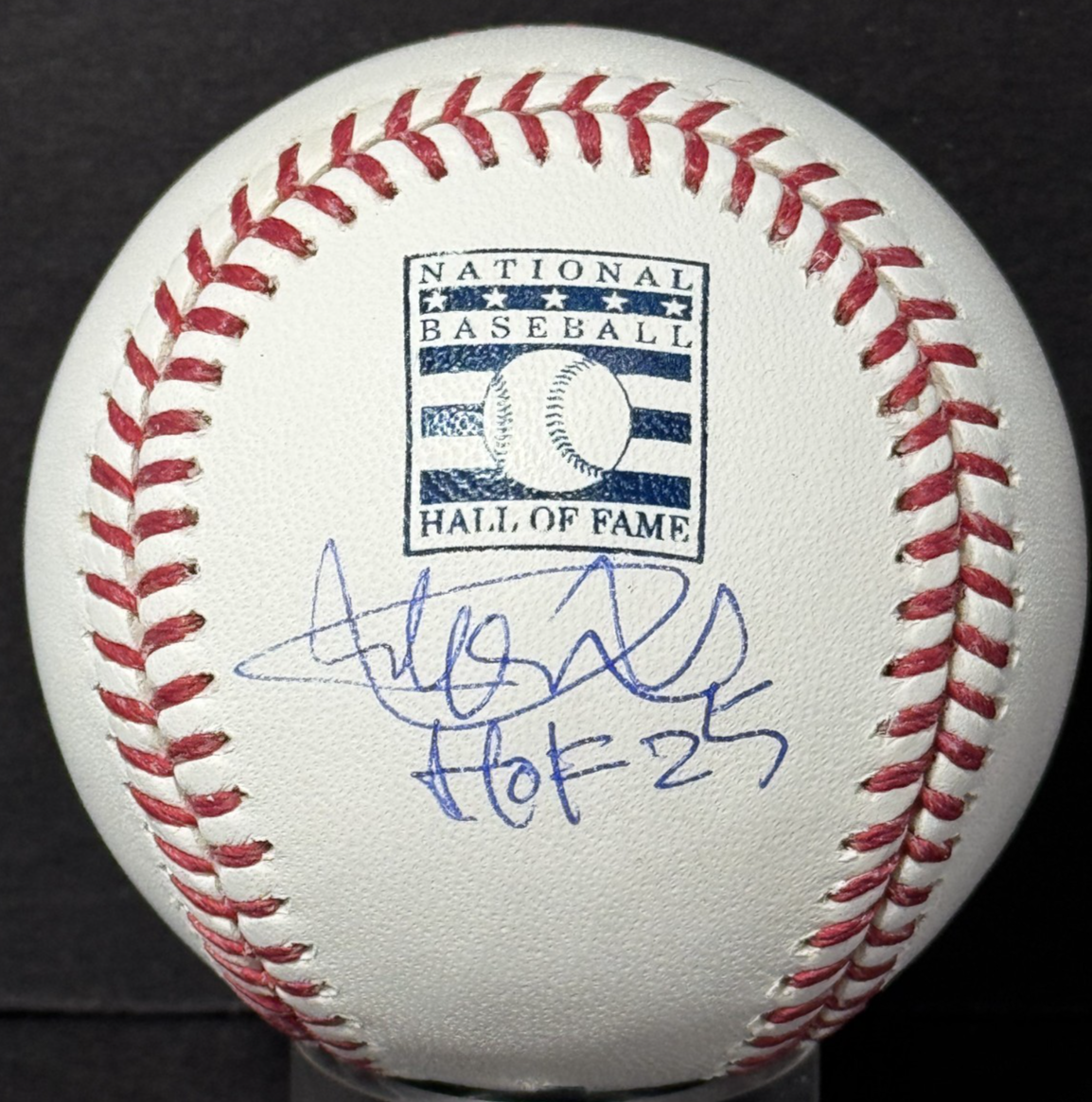 Ichiro Suzuki Signed MLB HOF Logo Baseball Mariners HOF 25 Autograph BAS COA