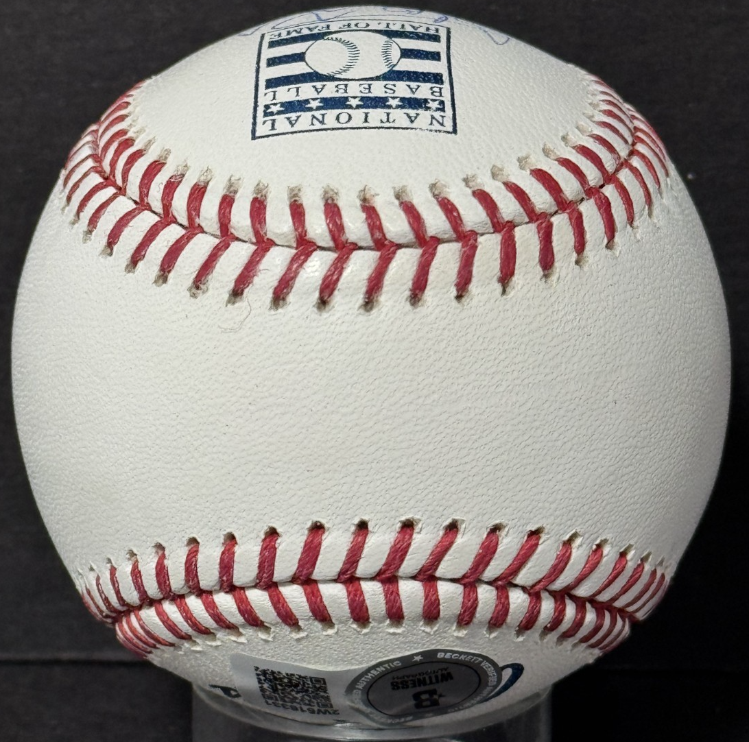 Ichiro Suzuki Signed MLB HOF Logo Baseball Mariners HOF 25 Autograph BAS COA