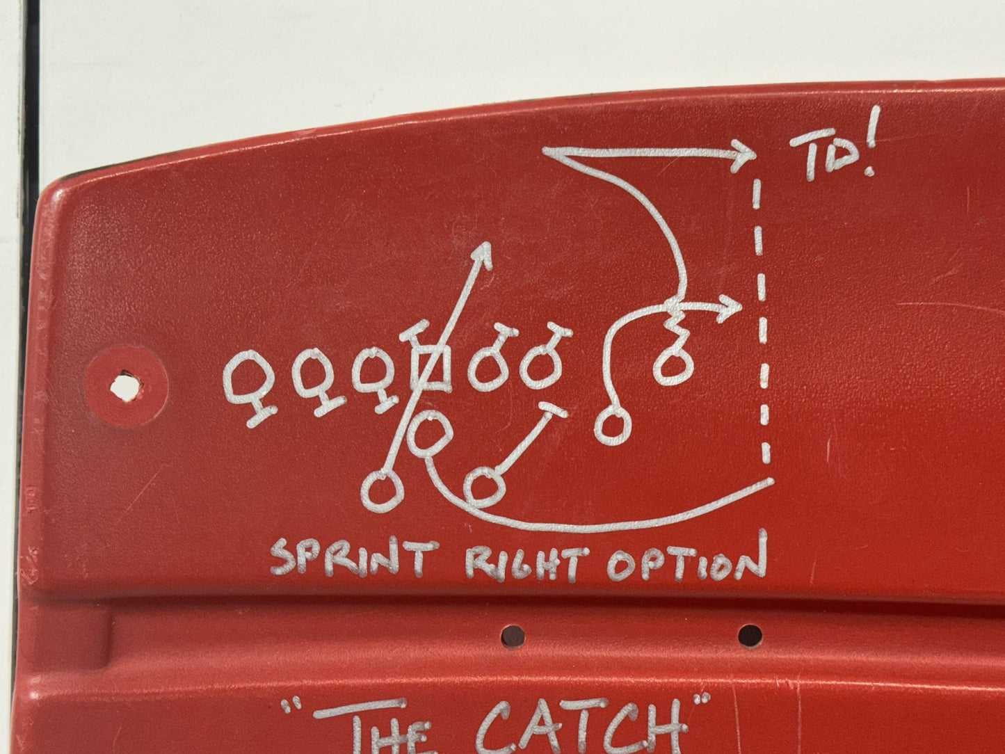 Joe Montana Dwight Clark Signed Seatback "The Catch" insc Auto Fanatics SF 49ers