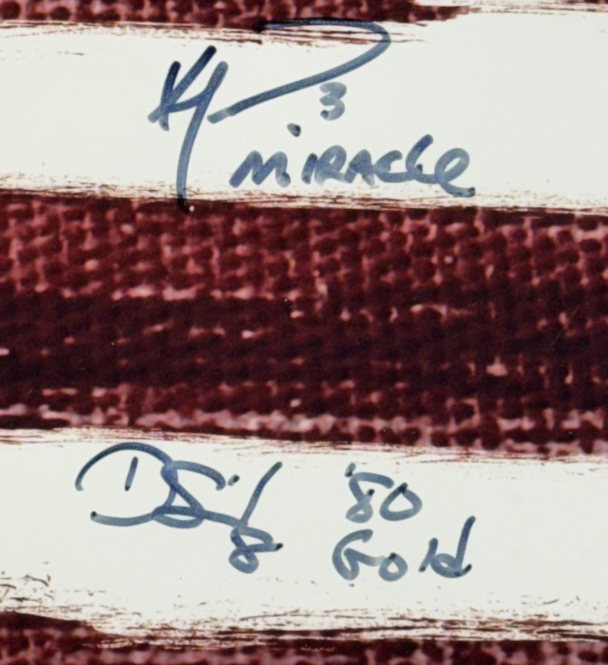 1980 USA Hockey Team Signed Flag Photo Framed ins 16 Auto Jim Craig Steiner COA