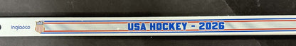 Auston Matthews Signed USA 2026 Olympics Mini Stick Auto Fanatics Maple Leafs