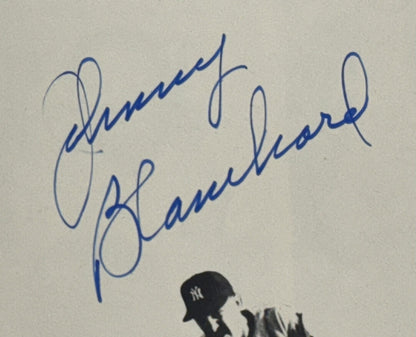 1964 NY Yankee Yearbook 4 Auto Blanchard Pepitone Lopez Tresh Auto CBM COA