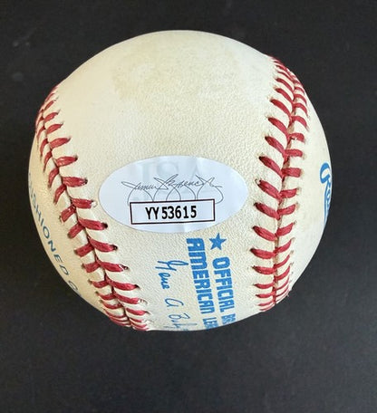 Joe DiMaggio Signed Official American League Baseball #5 Auto Rare JSA Loa HOF
