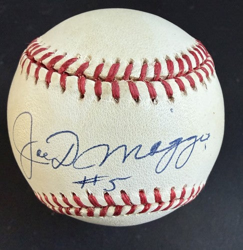 Joe DiMaggio Signed Official American League Baseball #5 Auto Rare JSA Loa HOF