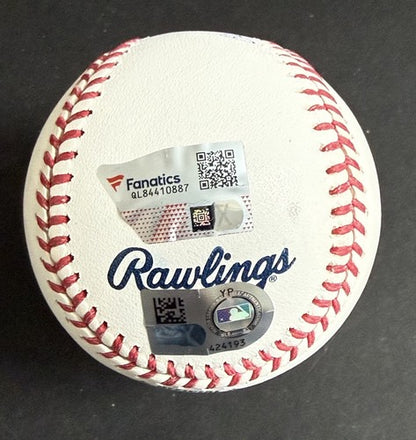 Aaron Judge Signed Official MLB Baseball Yankees 62 HR 10-4-22 Auto Fanatics COA
