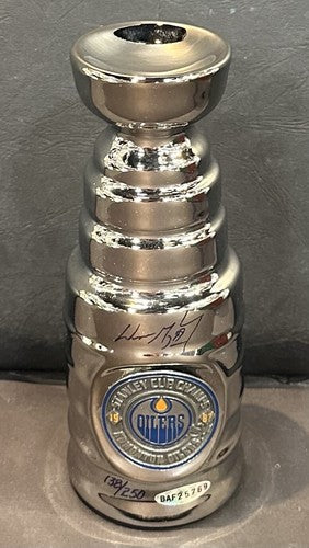 Wayne Gretzky Signed 1987 Mini Stanley Cup Trophy /250 Oilers Hof Auto UDA COA