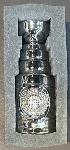 Wayne Gretzky Signed 1987 Mini Stanley Cup Trophy /250 Oilers Hof Auto UDA COA