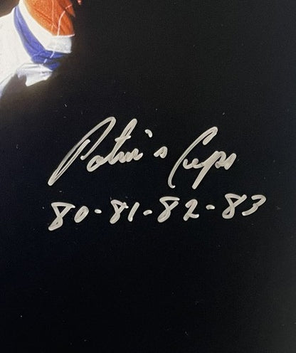Denis Potvin Signed 16x20 Framed Photo Potvin’s Cups Islanders Auto PSA COA