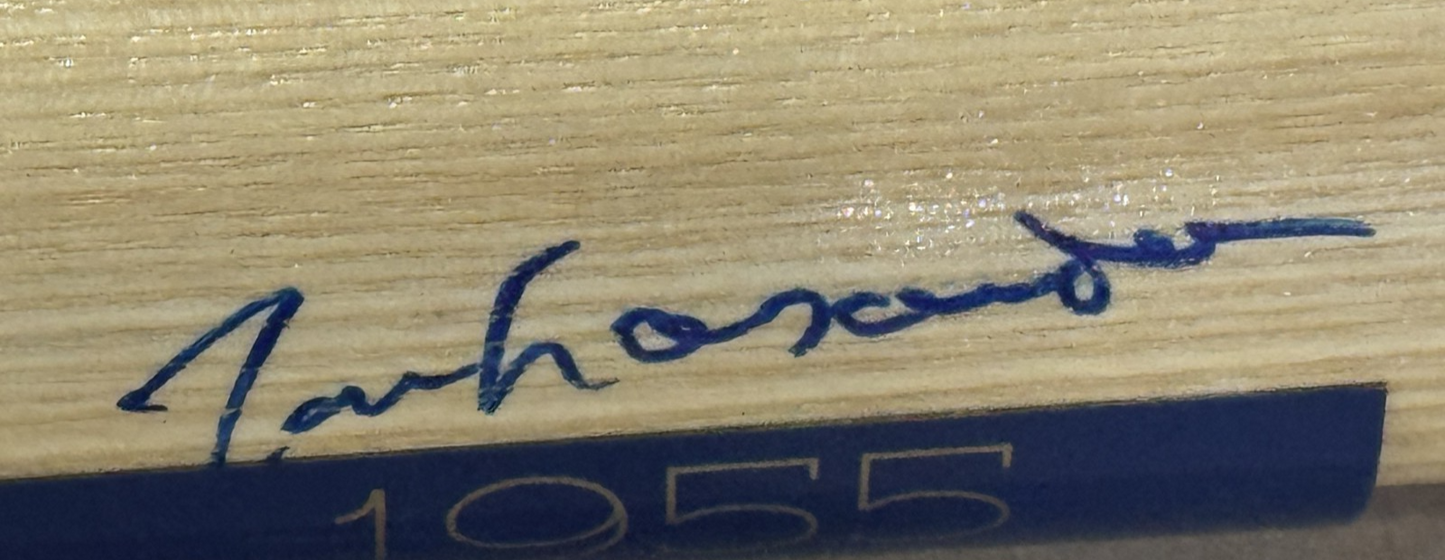1955 Brooklyn Dodgers Signed Bat Koufax Lasorda Podres Snider Auto Goldin COA