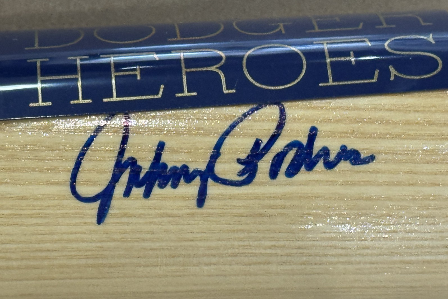 1955 Brooklyn Dodgers Signed Bat Koufax Lasorda Podres Snider Auto Goldin COA