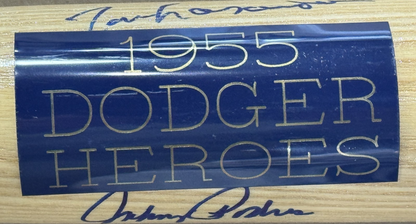 1955 Brooklyn Dodgers Signed Bat Koufax Lasorda Podres Snider Auto Goldin COA