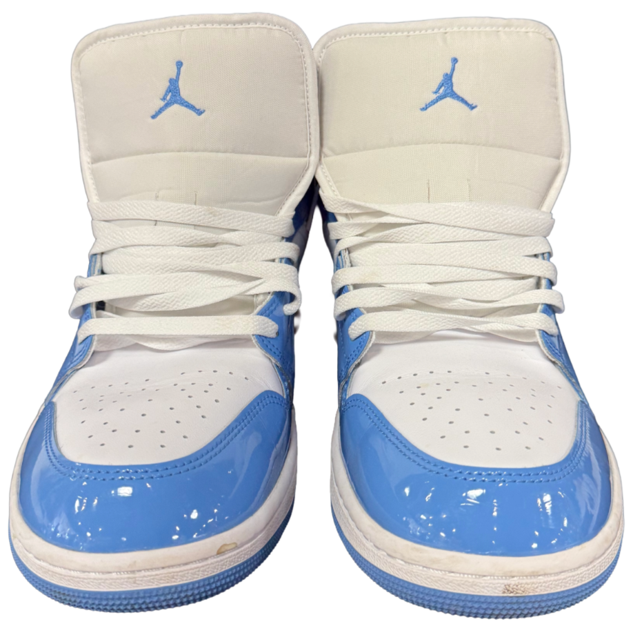 Size 12 - Air Jordan 1 Low SE White / Legend Blue Men’s Lightly Used Nice
