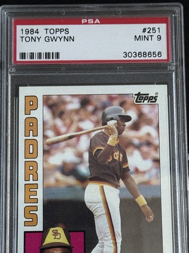 1984 TOPPS #251 TONY GWYNN PADRES HOF PSA 9 Mint HOF