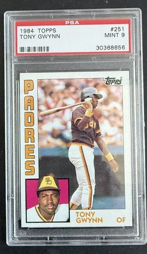 1984 TOPPS #251 TONY GWYNN PADRES HOF PSA 9 Mint HOF