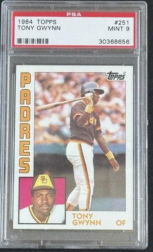 1984 TOPPS #251 TONY GWYNN PADRES HOF PSA 9 Mint HOF