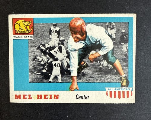 Topps Mel Hein #28 Washington State Cougars 1955 All American Football Card SP