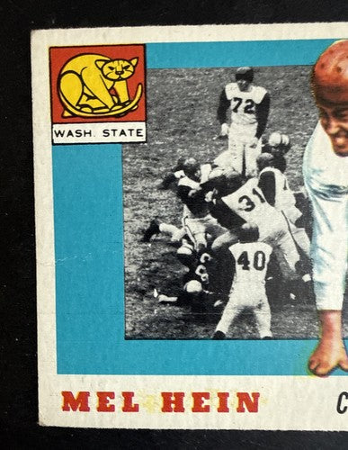 Topps Mel Hein #28 Washington State Cougars 1955 All American Football Card SP