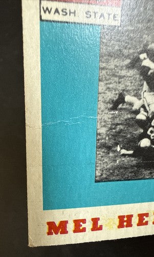 Topps Mel Hein #28 Washington State Cougars 1955 All American Football Card SP