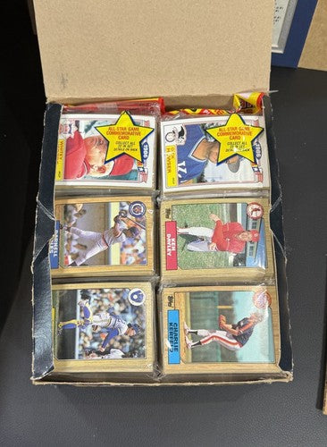 1987 Topps Factory Rack Pack Box  24 Factory Sealed Rack Packs Unsearched Mint