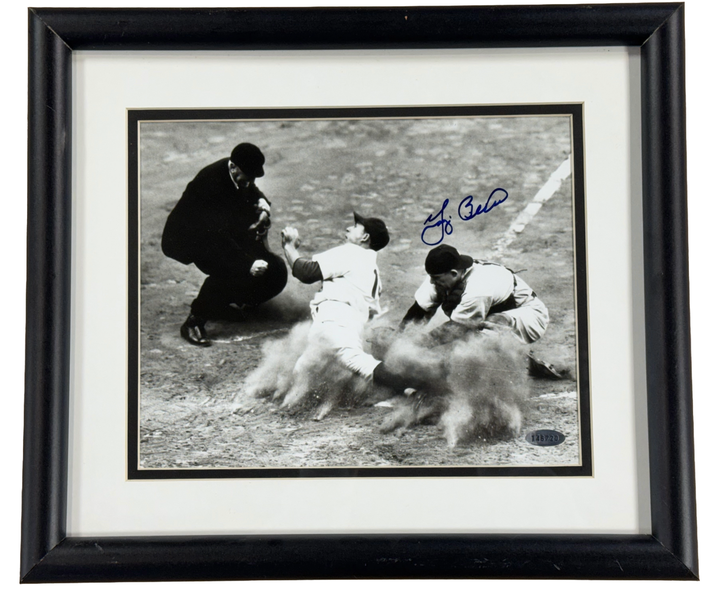 Yogi Berra Signed 8x10 Photo Framed NY Yankees Auto Steiner COA HOF