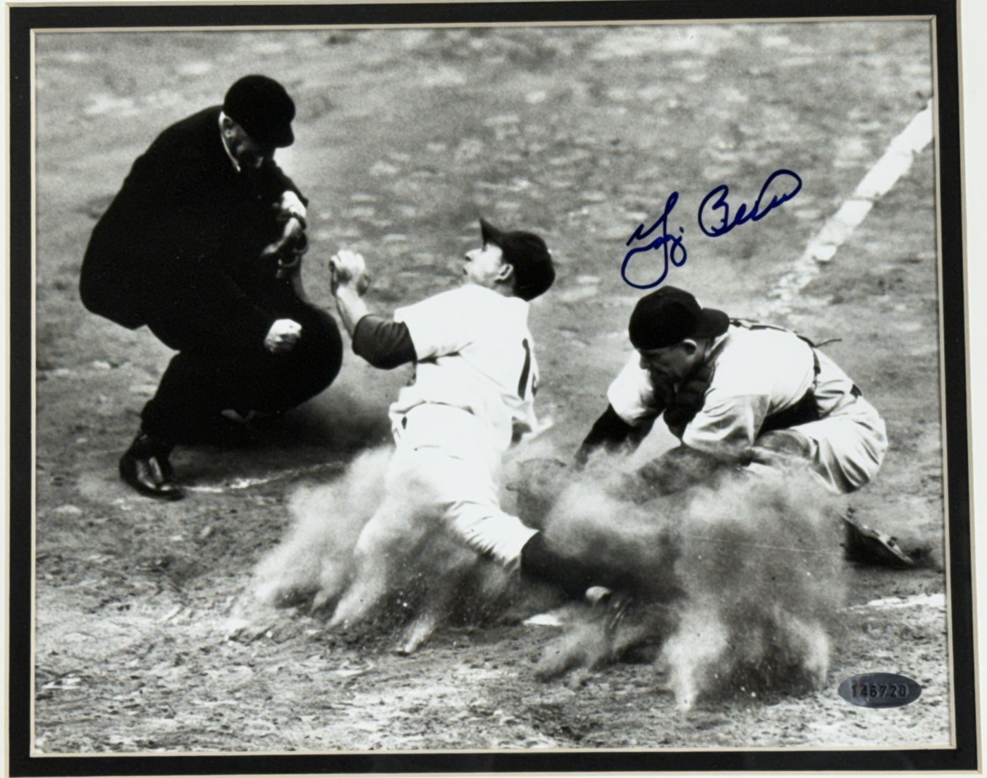 Yogi Berra Signed 8x10 Photo Framed NY Yankees Auto Steiner COA HOF