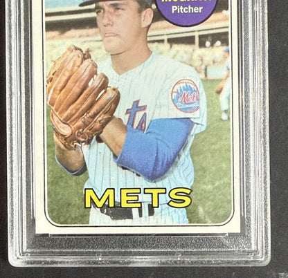 1969 Topps Tug McGraw #601 SP PSA 8 Nm - Mint Razor Sharp Mets World Series Year