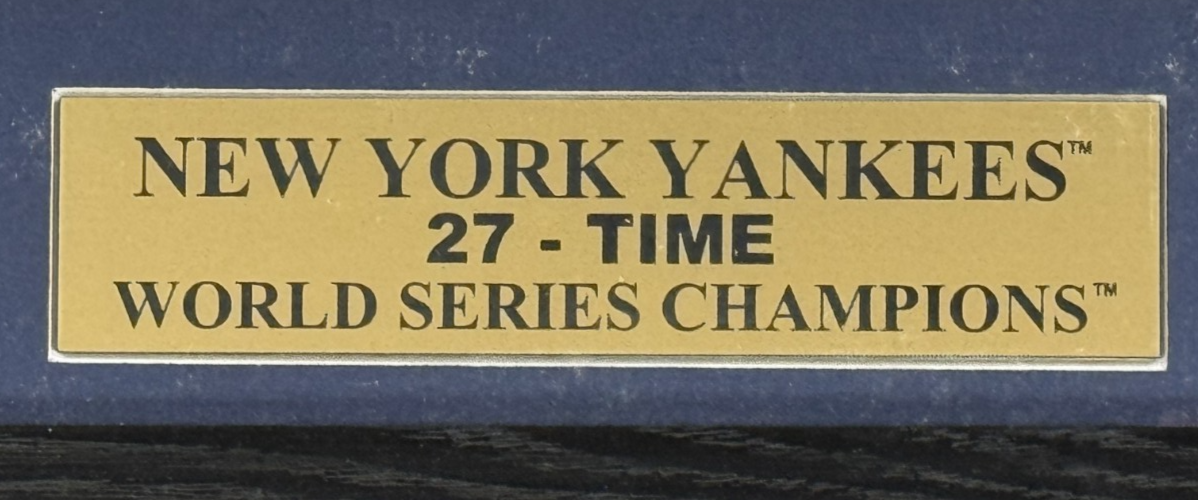 NY Yankees 2009 World Series Framed Commemerative 8x10 Photo W/ Ticket 2 Coin