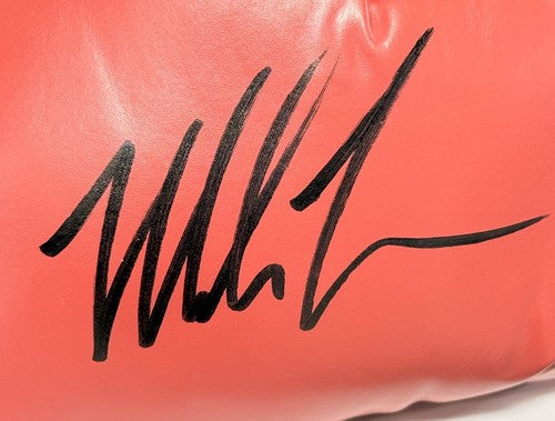 Mike Tyson Signed Everlast Red Right Boxing Glove Auto World Champion BAS COA