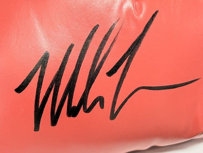 Mike Tyson Signed Everlast Red Right Boxing Glove Auto World Champion BAS COA