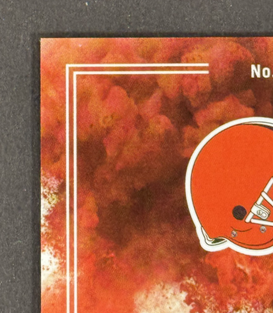 2025 Panini Phoenix Football Quinshon Judkins Color Blast #8 SSP RC Browns