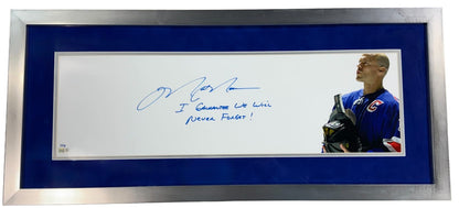Mark Messier Signed 9/11 Framed Photo Rangers 1/11 I  Never Forget Auto Steiner