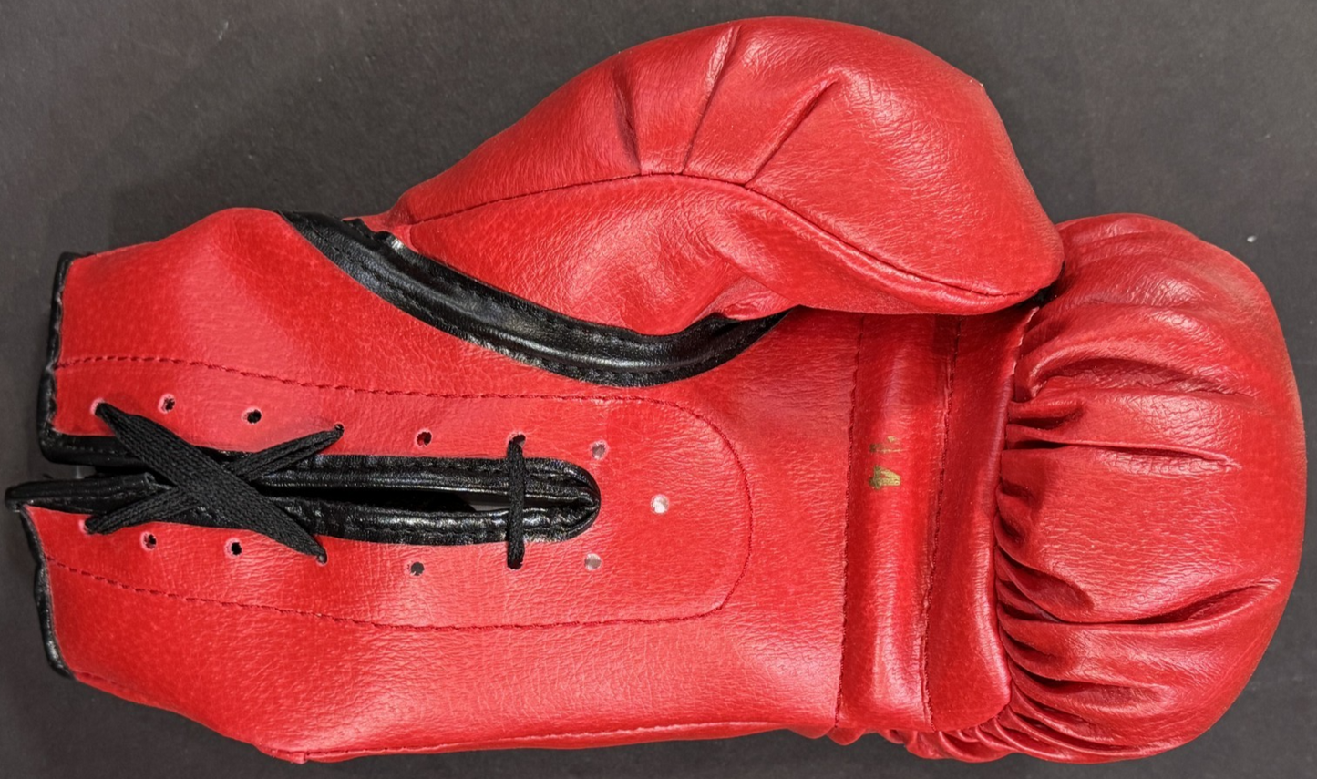 Marvelous Marvin Hagler Signed Everlast Red Left Boxing Glove HOF Auto CBM COA