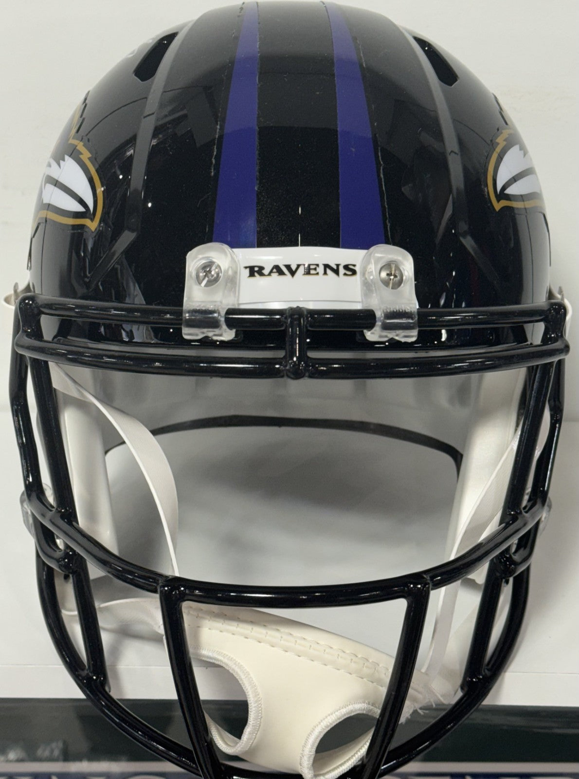 Zay Flowers Signed Full Size Replica Helmet Auto BAS COA Baltimore Ravens WR