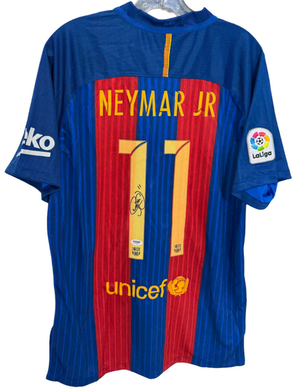 Neymar Jr. Signed Authentic Nike Barcelona Soccer Jersey 2016 Auto PSA ITP COA