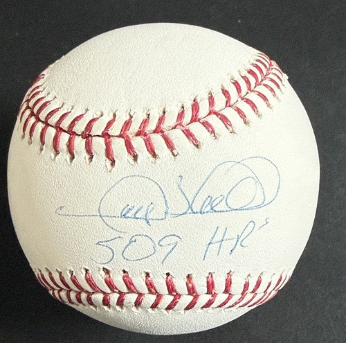 Gary Sheffield Signed Official Mlb Baseball 509 HR Auto Steiner Hologram Coa