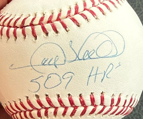 Gary Sheffield Signed Official Mlb Baseball 509 HR Auto Steiner Hologram Coa