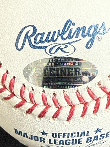 Gary Sheffield Signed Official Mlb Baseball 509 HR Auto Steiner Hologram Coa
