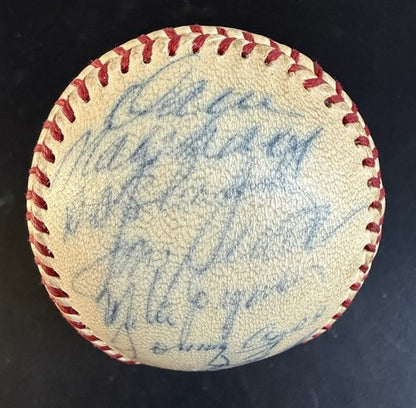 1970 Ny Mets Team Signed Baseball Nolan Ryan Tom Seaver Gil Hodges Berra PSA COA