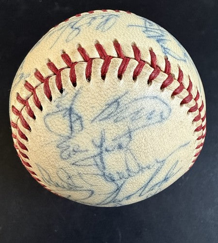 1970 Ny Mets Team Signed Baseball Nolan Ryan Tom Seaver Gil Hodges Berra PSA COA