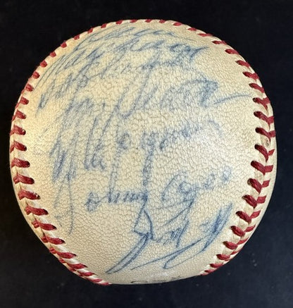 1970 Ny Mets Team Signed Baseball Nolan Ryan Tom Seaver Gil Hodges Berra PSA COA