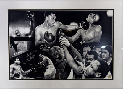 Joe Frazier Signed 20x30 Photo Smokin Auto LE /100 PSA COA HOF Vs Muhammad Ali