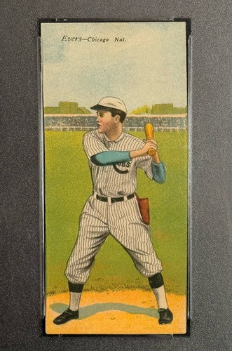 1911 T201 Mecca Frank Chance /Johnny Evers Cubs HOF PSA 5 EX Beauty Looks Nicer