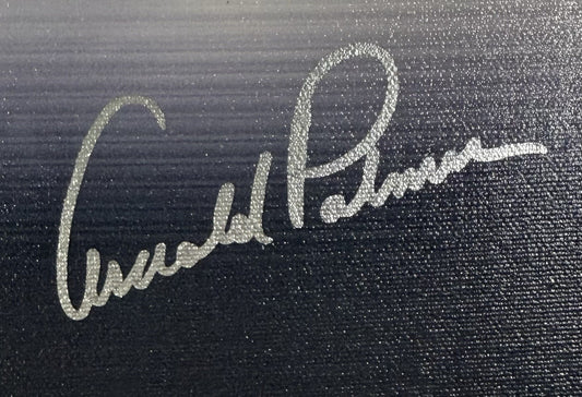 Tiger Woods Nicklaus Palmer Signed Stretched Canvas /150 Golf Legends Auto UDA