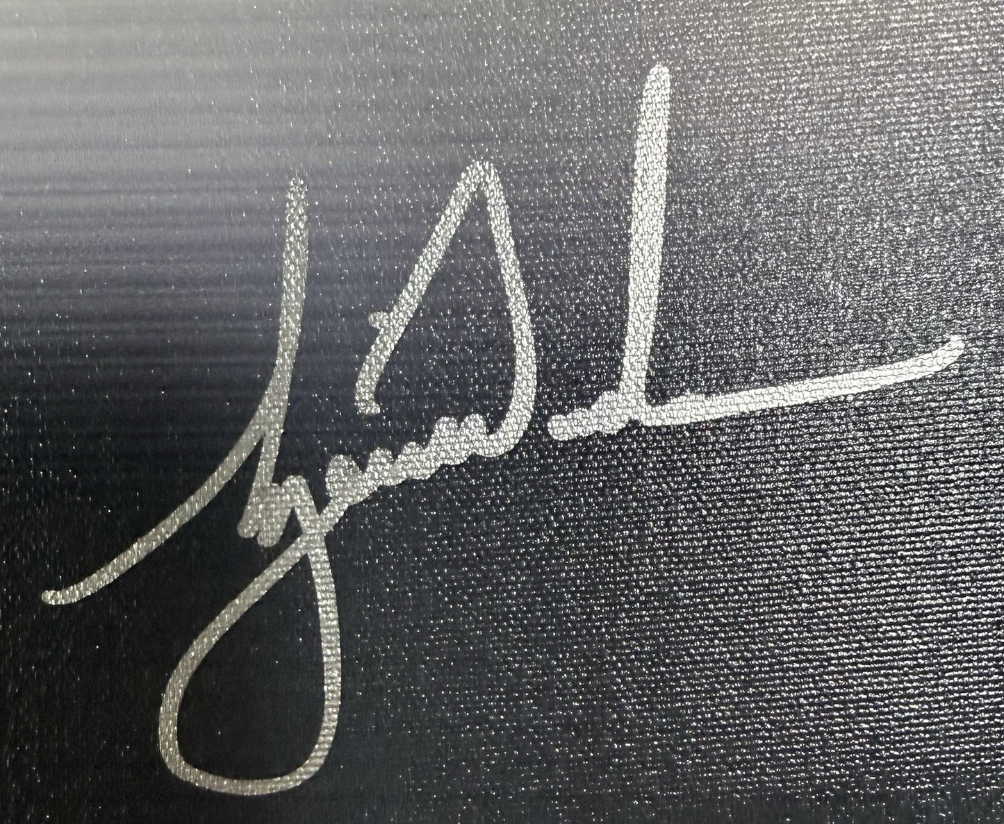 Tiger Woods Nicklaus Palmer Signed Stretched Canvas /150 Golf Legends Auto UDA