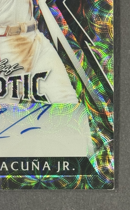 2022 Leaf Exotic 1/1 Ronald Acuna Jr. Auto #BA-RAJ Atlanta Braves Mint ROY