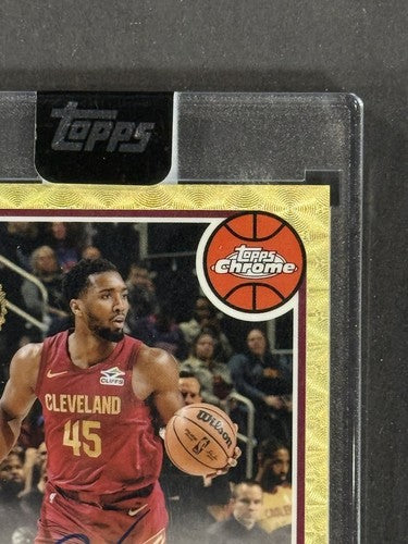 2025 /26 Topps Donovan Mitchell 1980 /81 Chrome Veteran Superfractor 1/1 Mt Auto