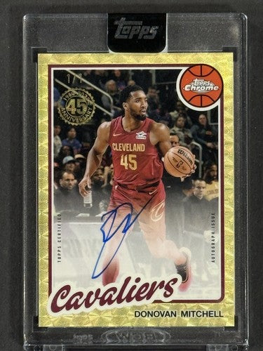 2025 /26 Topps Donovan Mitchell 1980 /81 Chrome Veteran Superfractor 1/1 Mt Auto