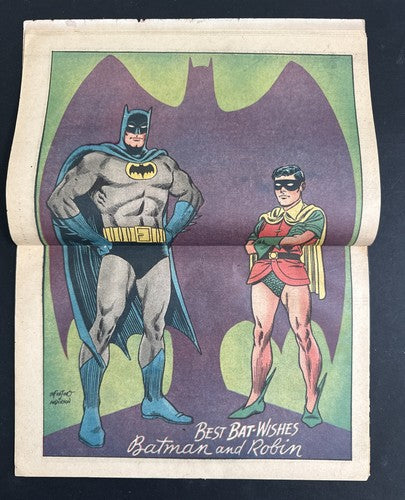 Batman #181 1966 1st App. Poison Ivy WITH PIN-Up Batman & Robin Original Comic