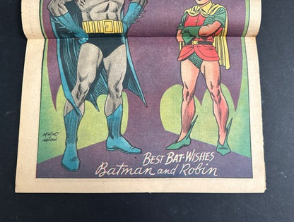 Batman #181 1966 1st App. Poison Ivy WITH PIN-Up Batman & Robin Original Comic