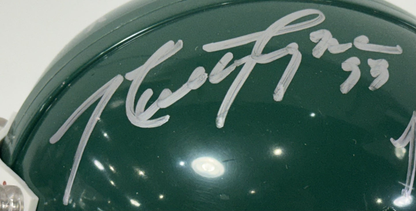 NY Sack Exchange Signed Mini Helmet 4 Auto Steiner COA Klecko Salaam Gastineau